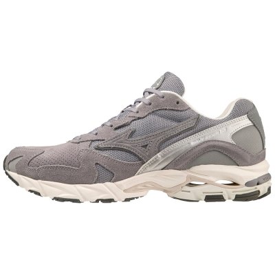 Zapatillas Mizuno WAVE Rider 10 Premium Mujer Plateados / Grises / Blancos - Chile M973RVIEKO